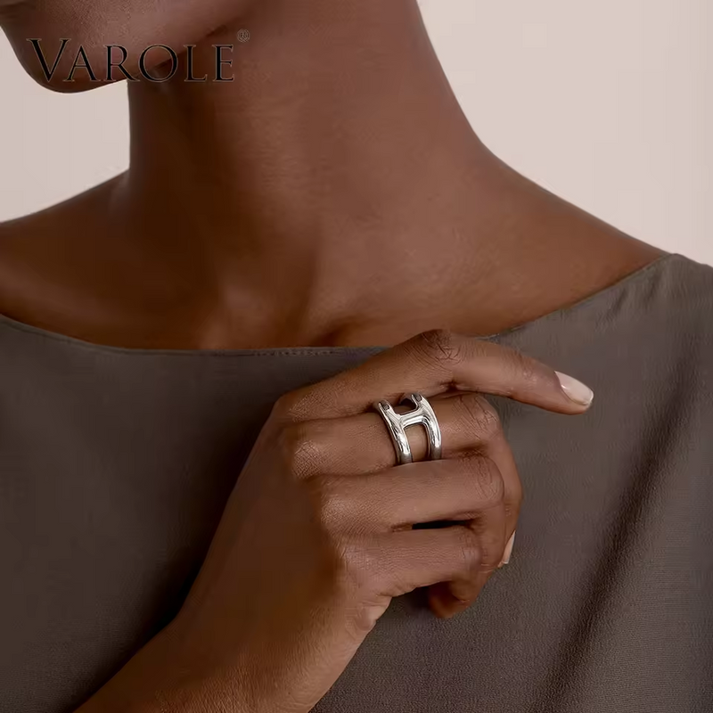 VAROLE Punk Ring Minimalist Midi Finger Rings For Women Fashion Jewelry Gifts Bagues Anillos Mujer Aneis Feminino